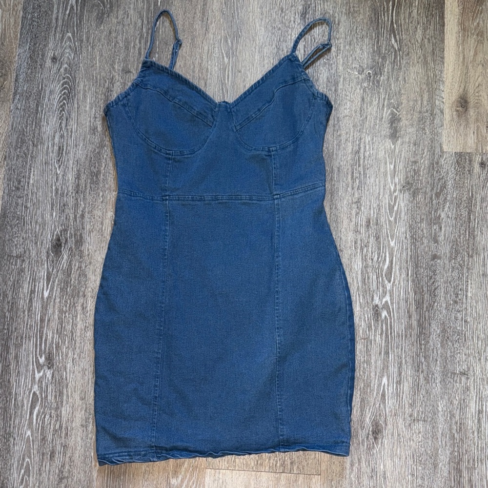 Windsor Dark Blue Denim Mini Dress